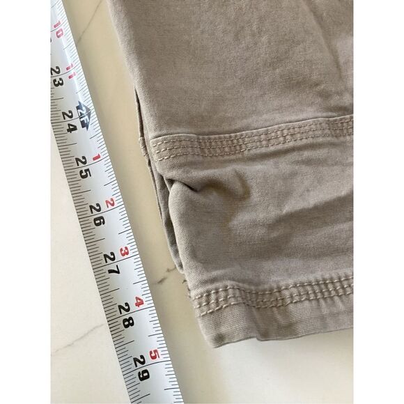 prAna Mens Breathe Utility Carpenter Pants Sz 42x30 Khaki Hiking Work - Picture 4 of 6